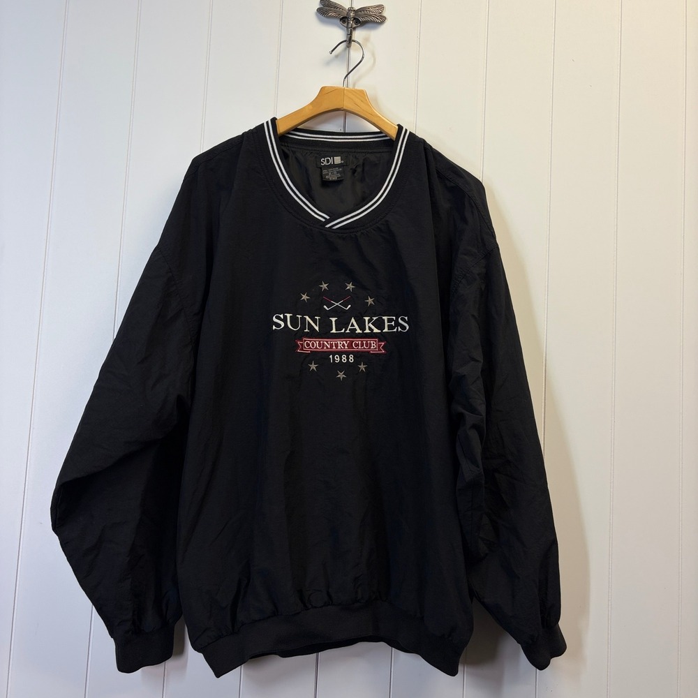 Vintage SDI Sun Lakes Country Club Windshirt Mens Size XL Streetwear Golf Sporty